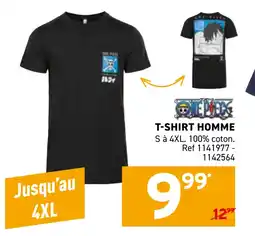 Trafic T-shirt homme offre
