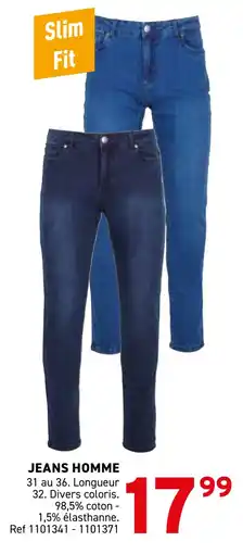 Trafic Jeans homme offre