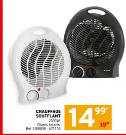 Trafic Chauffage soufflant 2000w offre
