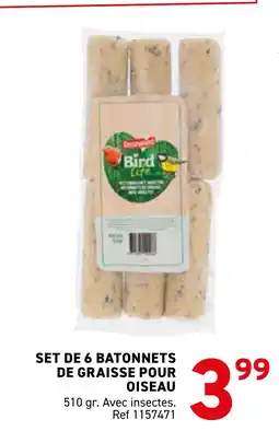 Trafic Set de 6 batonnets de graisse pour oiseau offre