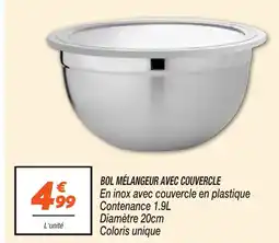 Netto Bol mélangeur avec couvercle offre