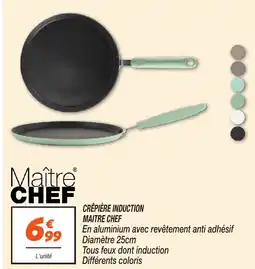 Netto Crêpière induction maitre chef offre