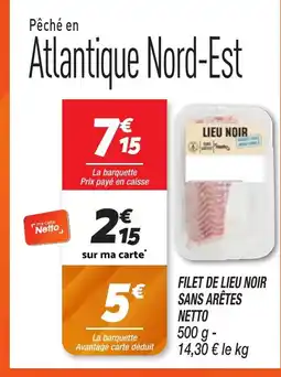 Netto NETTO Filet de lieu noir sans arêtes offre