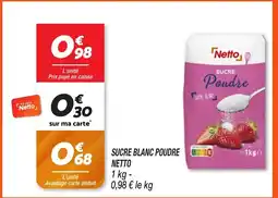 Netto NETTO Sucre blanc poudre offre