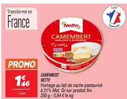 Netto NETTO Camembert offre