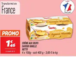 Netto NETTO Crème aux oeufs saveur vanille offre
