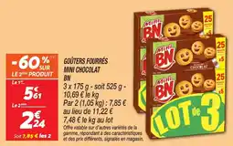 Netto BN Goûters fourrés mini chocolat offre