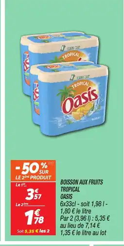 Netto OASIS Boisson aux fruits tropical offre