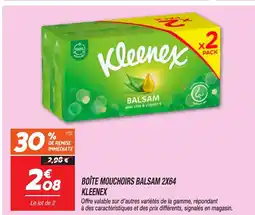 Netto KLEENEX Boîte mouchoirs balsam 2x64 offre