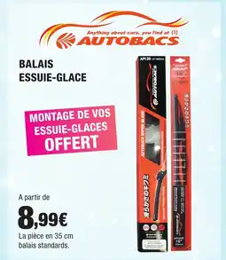 Autobacs Balais essuie-glace offre
