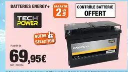 Autobacs TECH POWER Batteries energy+ offre
