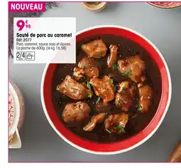 Croque Gel Sauté de porc au caramel offre