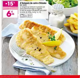 Croque Gel 4 Tempura de colin d'Alaska offre