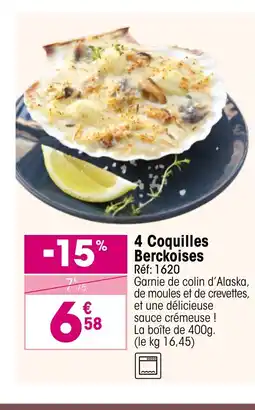 Croque Gel 4 Coquilles -Berckoises offre