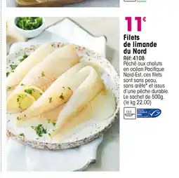 Croque Gel Filets de limande du Nord offre