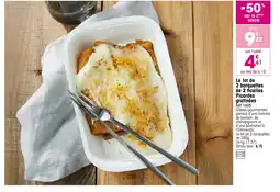 Croque Gel 2 barquettes Le lot de de 2 ficelles Picardes gratinées offre