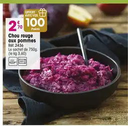 Croque Gel Chou rouge aux pommes offre
