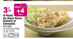 Croque Gel 8 Palets de choux-fleurs, brocolis et Emmental offre