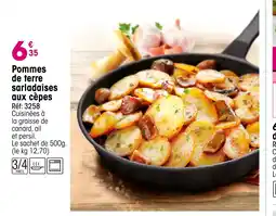 Croque Gel Pommes de terre sarladaises aux cèpes offre