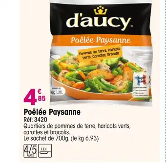 Croque Gel Poêlée Paysanne offre