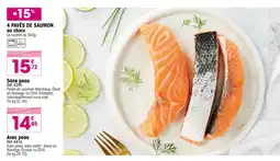 Croque Gel 4 pavés de saumon offre