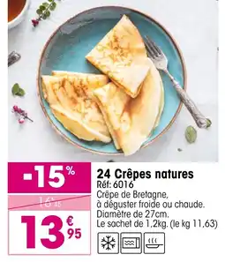 Croque Gel 24 Crêpes natures offre