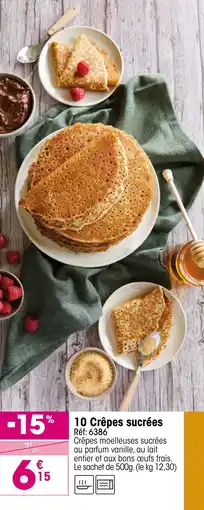 Croque Gel 10 Crêpes sucrées offre
