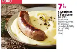 Croque Gel 4 Saucisses à l'ancienne offre