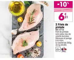 Croque Gel 2 Filets de pintade offre