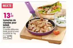 Croque Gel Lamelles de viandes pour kebab offre
