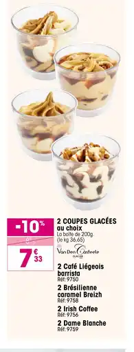 Croque Gel 2 coupes glacées au choix offre