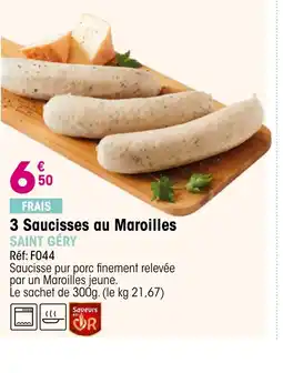 Croque Gel 3 Saucisses au Maroilles offre