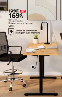 BUT Bureau assis / debout Louis offre