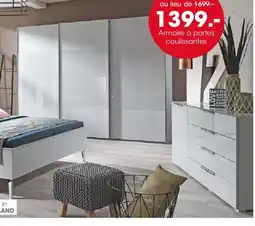 Möbel Martin Armoire à portes coulissantes offre