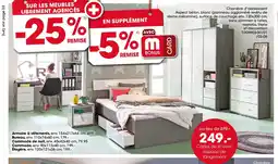 Möbel Martin Cadre de lit avec espace de rangement offre