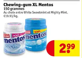 Chewing-gum xl mentos