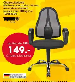 Möbel Martin Chaise pivotante offre