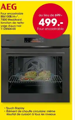 Möbel Martin AEG Four encastrable BE6100B/A+ offre