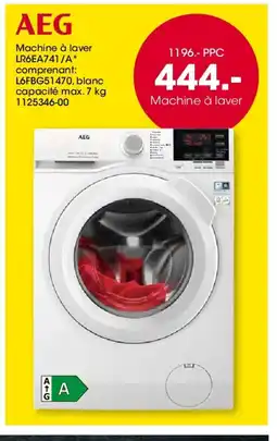 Möbel Martin AEG Machine à laver LR6EA741/A offre