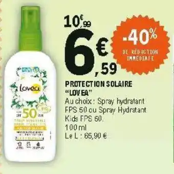 E.Leclerc Protection solaire offre