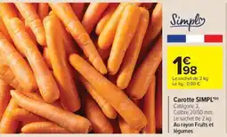 Carrefour Market SIMPL' Carotte offre