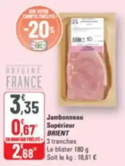 G20 Jambonneau supérieur brient offre