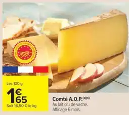 Carrefour Market Comté A.O.P. offre