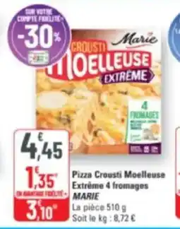 G20 Pizza crousti moelleuse extreme 4 fromages marie offre