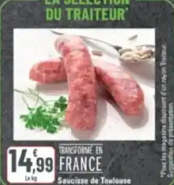 G20 Saucisse de toulouse offre