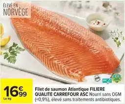 Carrefour Drive Carrefour - filet de saumon atlantique filiere qualite asc nourri sans ogm offre