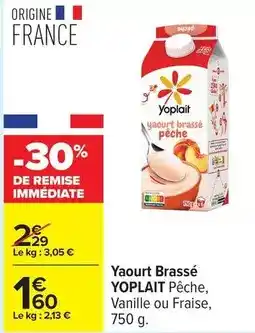 Carrefour Drive Yoplait - yaourt brassé offre