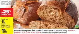 Carrefour Drive Carrefour - pain de campagne filière qualité offre
