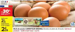 Carrefour Drive Carrefour - œufs de poules original offre