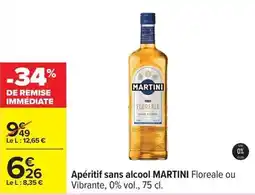 Carrefour Drive Martini - aperitif sans alcool offre